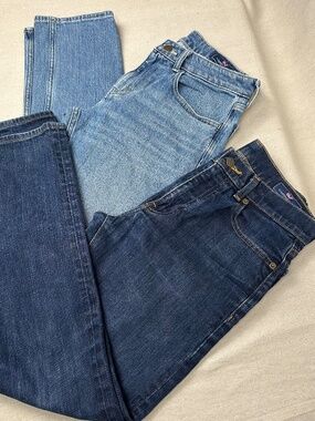 Vineyard Vine Jeans Men's 28x30 Lot of Two Pairs Light and Dark Blue Slim